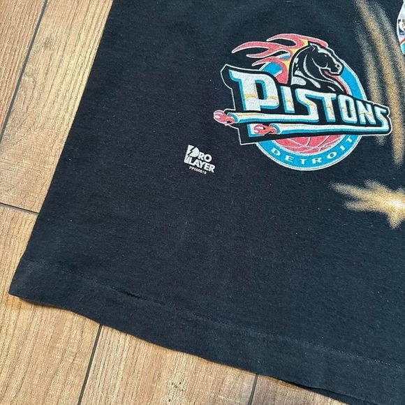 Vintage Detroit Pistons Grant Hill Caricature Pro Player T Shirt Men's 2XL XXL - Picture 5 of 6